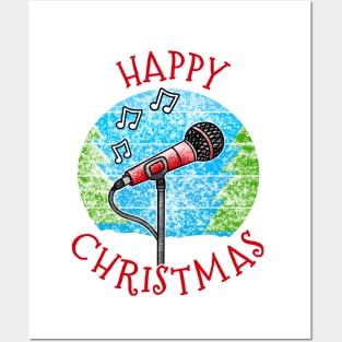 Christmas Singer Vocal Teacher Musician Xmas 2022 Posters and Art